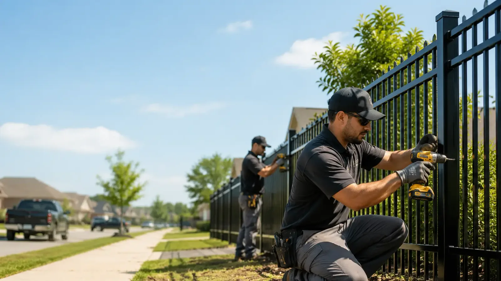 Metal Fence Installation in Shelburn, IN
